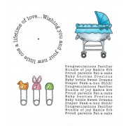 Carolee Jones Wheel Cling Stamp Set - Baby ASCS-001