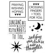 Words to the Rescue Clear Stamps - Healing Thoughts SFC026