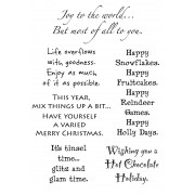 Words to the Rescue Clear Stamps - Christmas SFC009