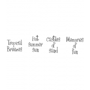 Cling Mount Stamp Set - Tropical Breezes M-2138