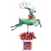 Michelle Masters Cling Mount Stamp - Topiary Reindeer AGC1-2631