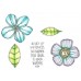 Catherine Scanlon Cling Mount Stamp Set - Whimsical Flowers CSCS-2747