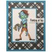 Len Peralta Cling Mount Stamps: Bouquet Zombie AGC1-2858