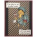Len Peralta Cling Mount Stamps: Chicken Soup Zombie AGC1-2854