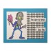 Len Peralta Cling Mount Stamps: Heart Zombie AGC1-2855