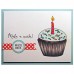 Nicole Tamarin Clear Stamp Set - Birthday Cupcake NTSCS-001