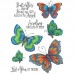 Nicole Tamarin Cling Mount Stamp Set - Butterfly Kisses NT-015