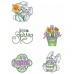 Nicole Tamarin Clear Stamp Set - Happy Easter Bunnies NTMCS-010
