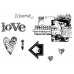 Suzanne Carillo Cling Mount Stamp Sets - Crave Love BZ006