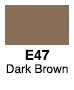 Copic Marker - Dark Brown E47
