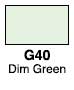 Copic Marker - Dim Green G40